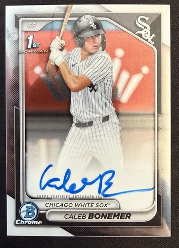 2024 Bowman Draft Chrome Prospect Auto Caleb Bonemer, 1st Bowman