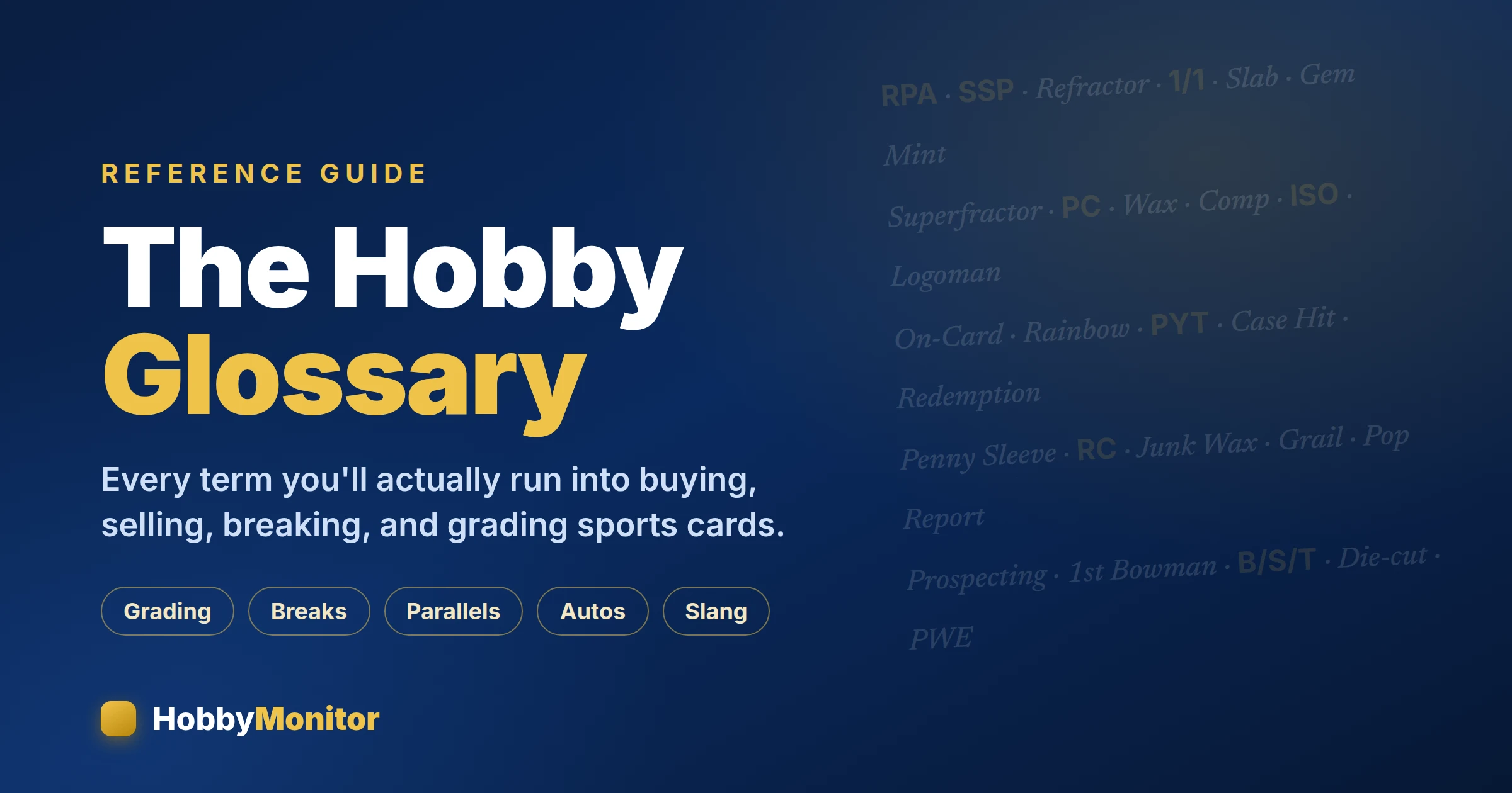 The Hobby Glossary