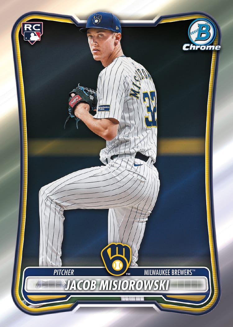 2026 Bowman Chrome Jacob Misiorowski base rookie card