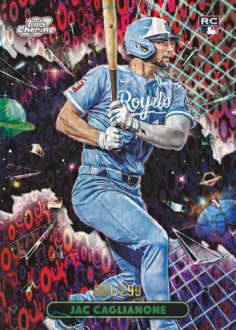 2026 Topps Cosmic Chrome Jac Caglianone Magenta Cosmos Refractor 001/299