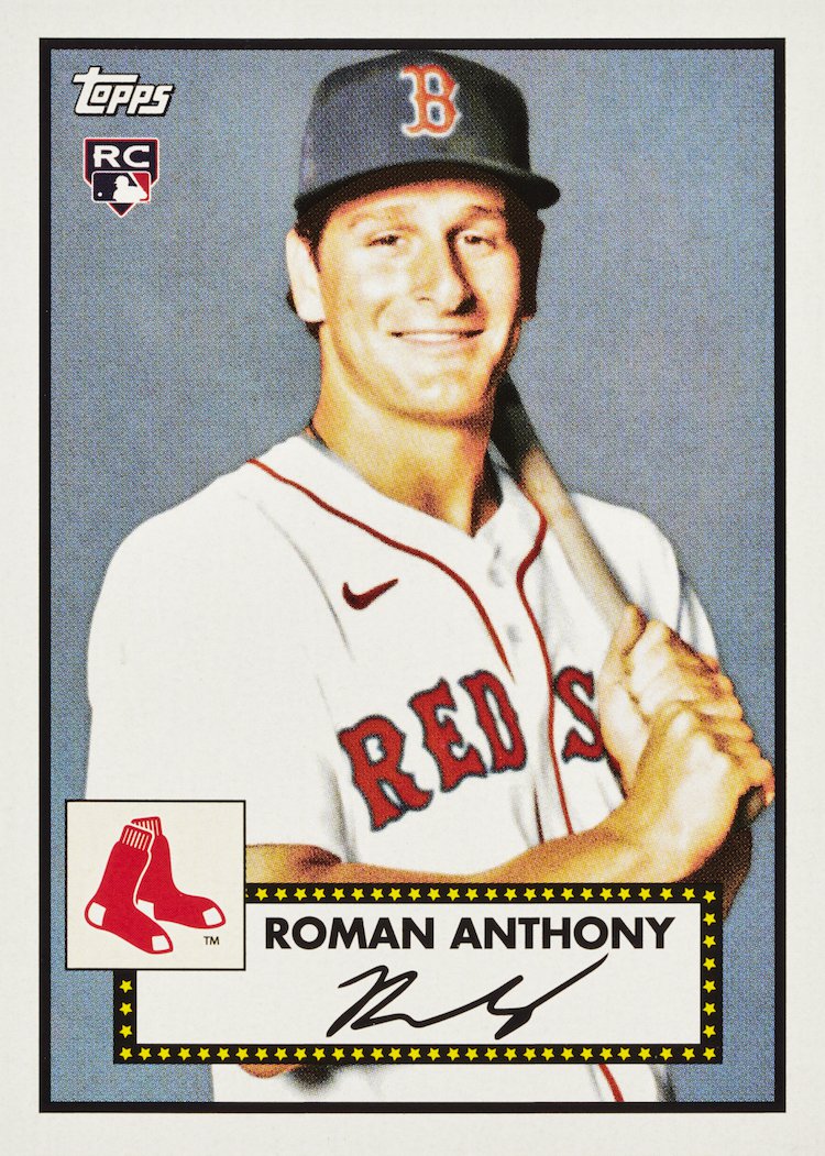 2026 Topps Series 1 Baseball Roman Anthony Base Card Rookie 1952 Variation