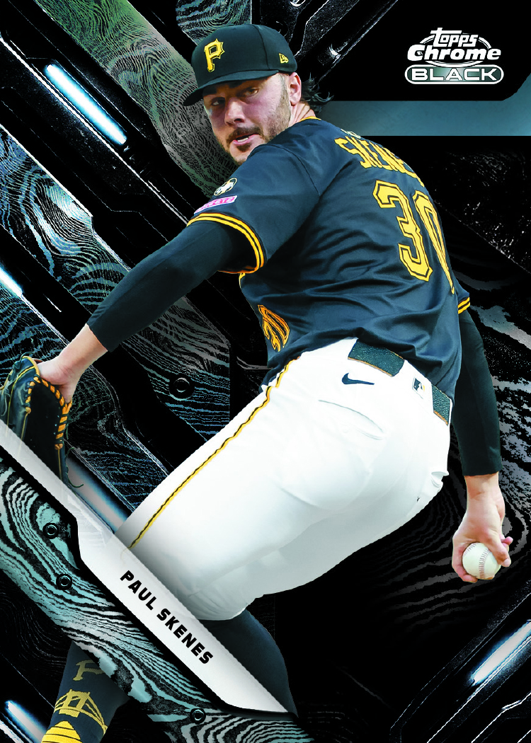 2026 Topps Chrome Black Baseball Paul Skenes Damascus insert