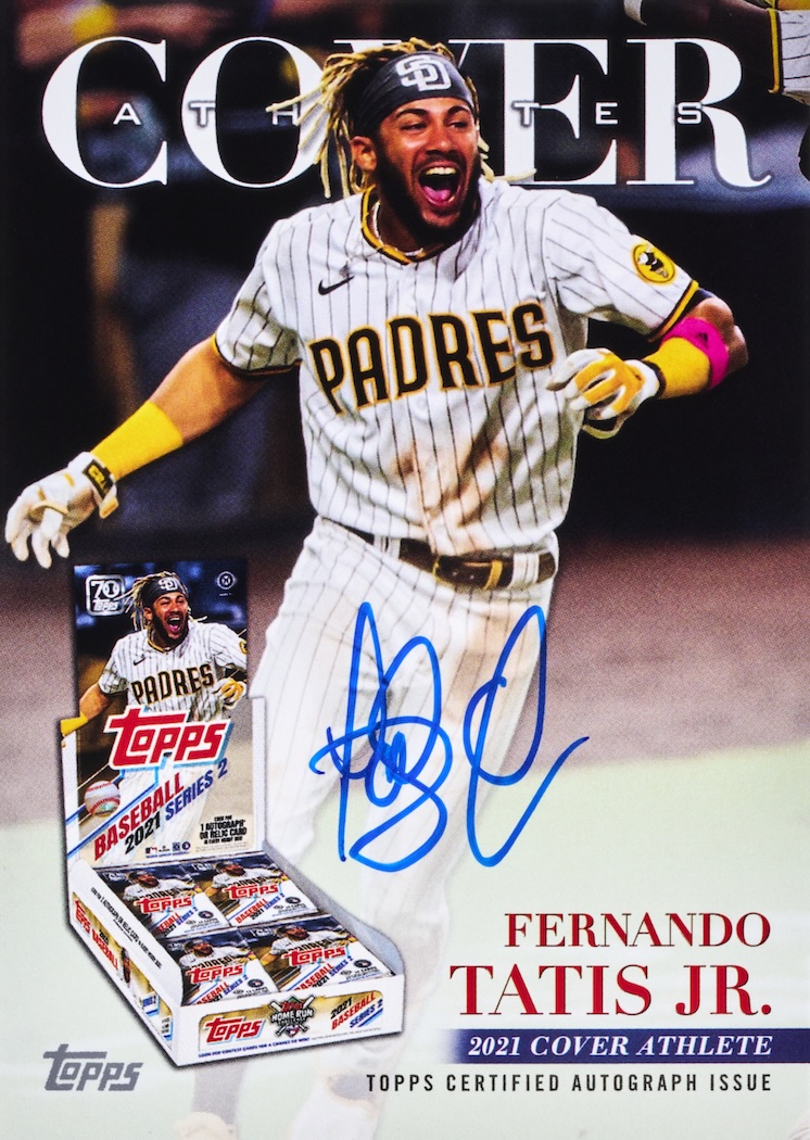 2026 Topps Series 2 Baseball Fernando Tatis Jr. Cover Athletes Autograph, 2021 Cover Athlete