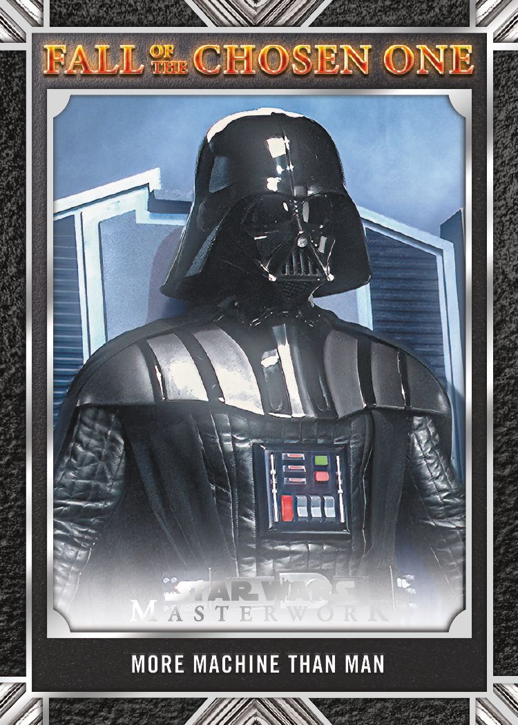 2025 Topps Star Wars Masterwork Darth Vader Fall of the Chosen One More Machine Than Man insert