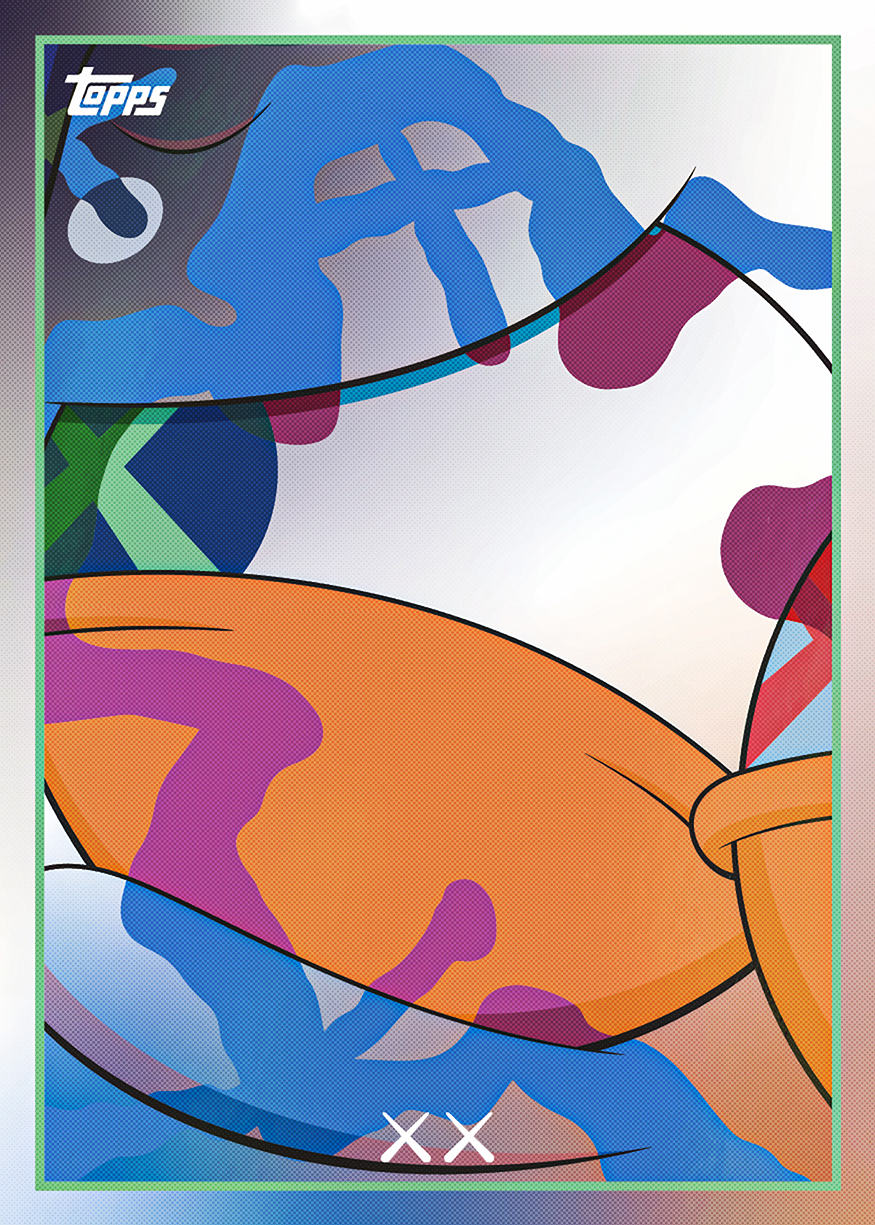 2026 Topps MLB x KAWS Companion short print with KAWS artwork