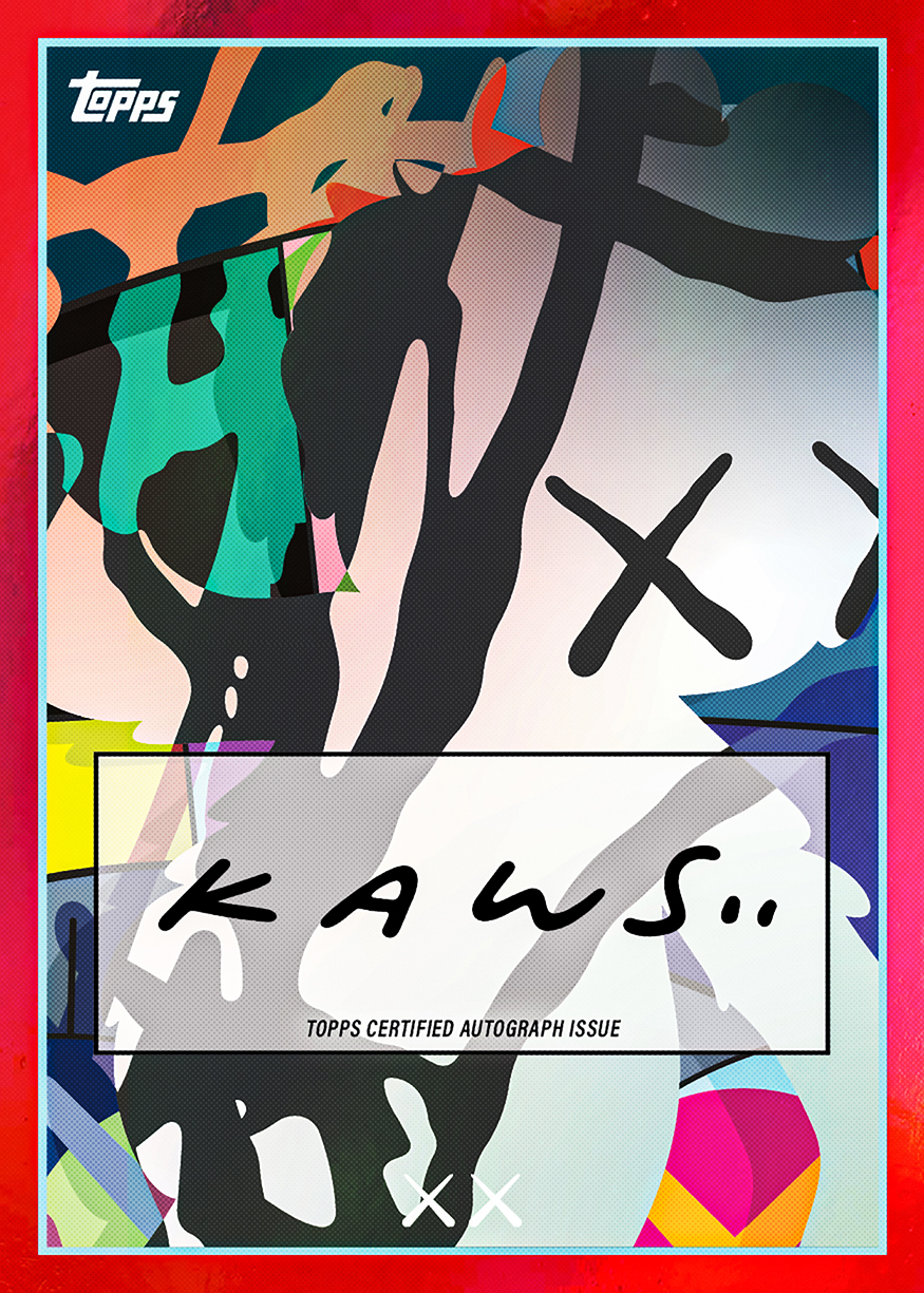 2026 Topps MLB x KAWS Companion autograph signed by KAWS