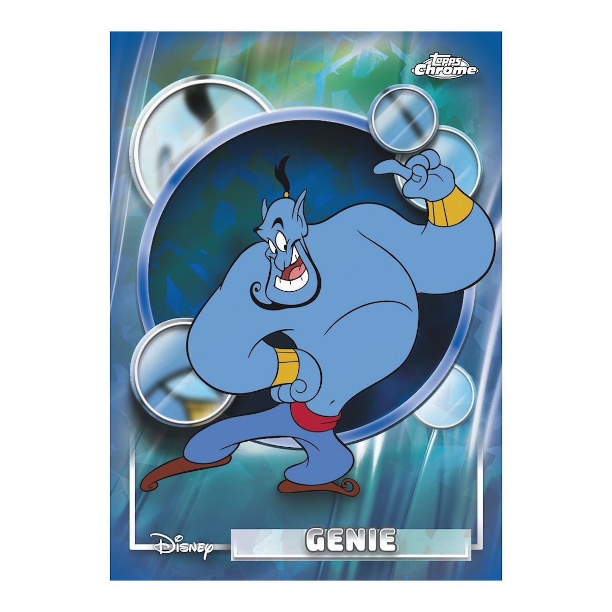 2026 Topps Chrome Sapphire Disney Genie base card, Blue Sapphire
