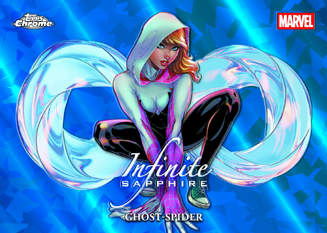 2026 Topps Chrome Sapphire Marvel Ghost-Spider Infinite Sapphire