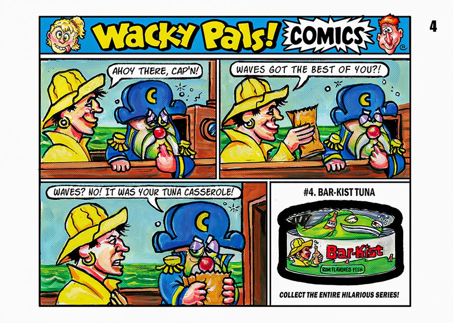 2026 Topps Wacky Packages All New Series Bar-Kist Tuna Wacky Pals Comics #4