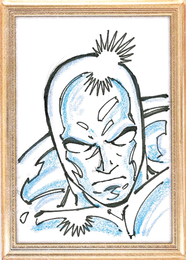2026 Topps Vault Marvel Silver Surfer sketch card