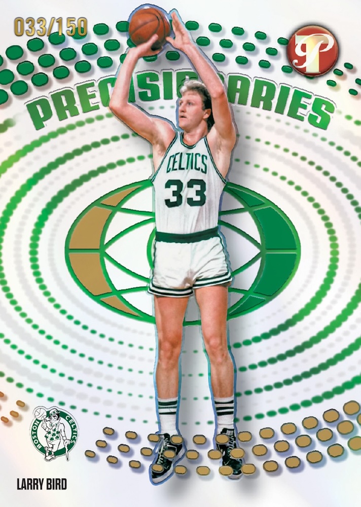 2025-26 Topps Pristine Basketball Larry Bird Precisionaries numbered 033/150