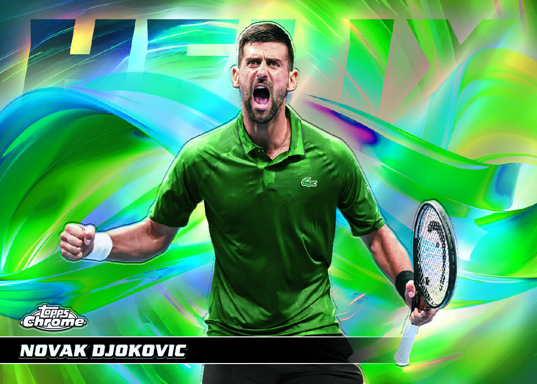 2026 Topps Chrome Tennis Novak Djokovic Helix