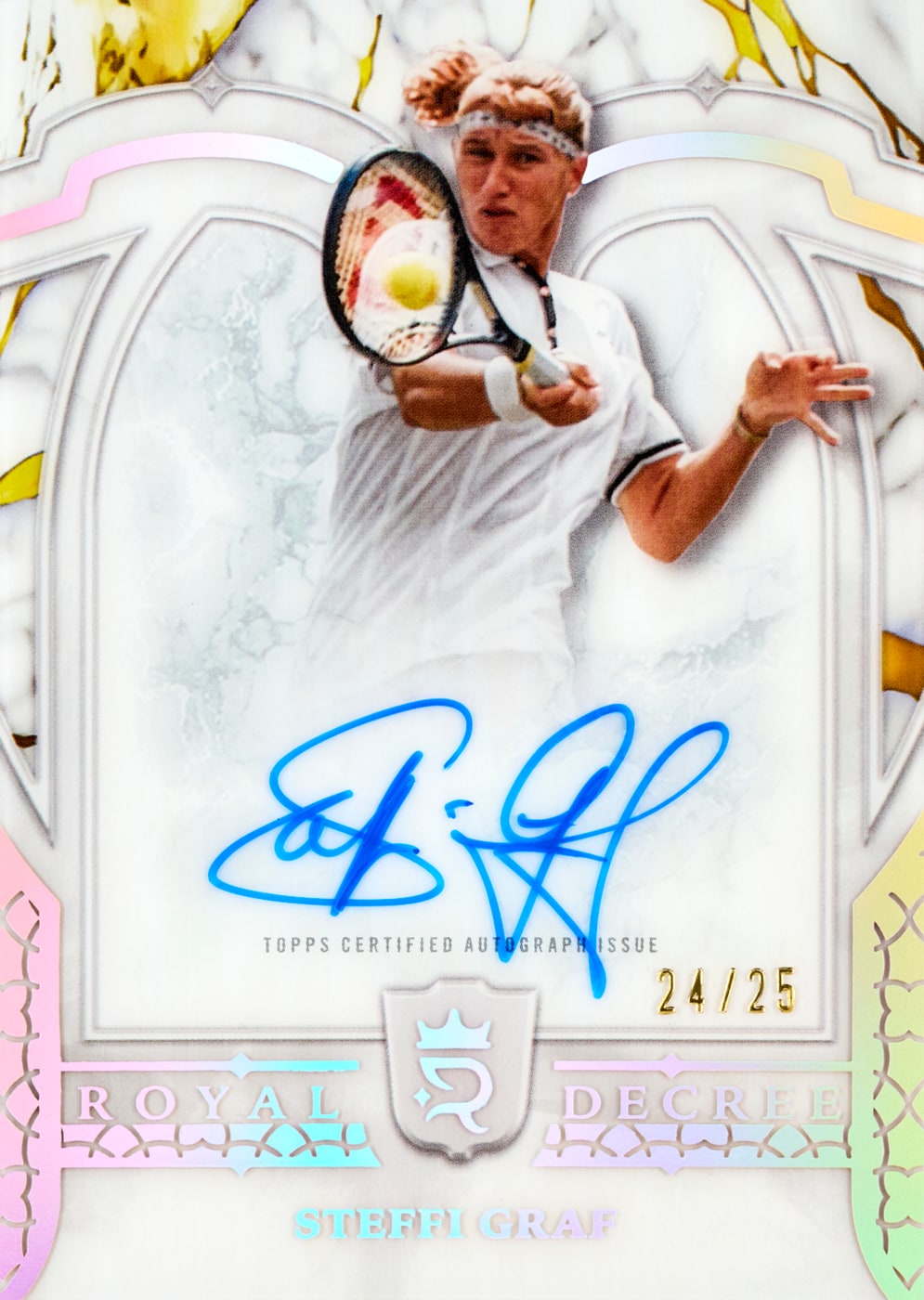 2026 Topps Royalty Tennis Steffi Graf Royal Decree autograph numbered 24/25