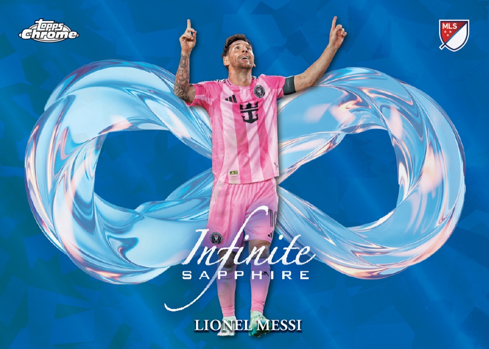 2026 Topps Chrome Sapphire MLS Lionel Messi Infinite Sapphire