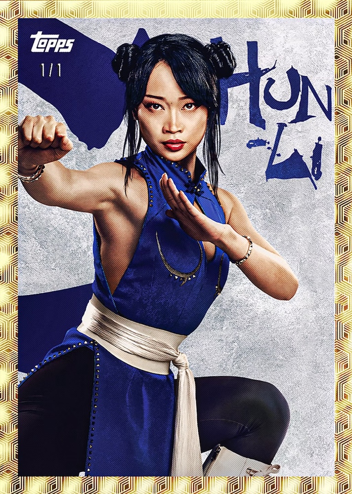 2026 Topps x Street Fighter Chun-Li FoilFractor numbered 1/1
