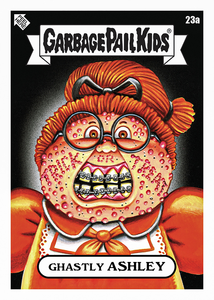 2026 Topps Garbage Pail Kids Halloween 23a Ghastly ASHLEY base card