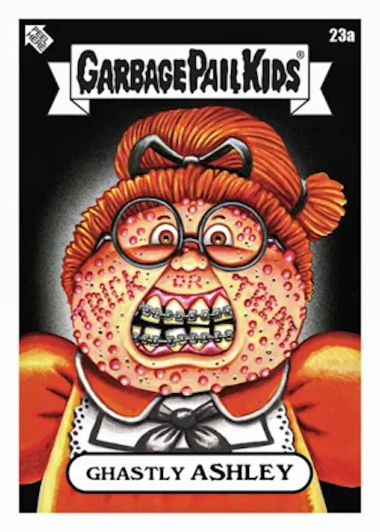 2026 Topps Garbage Pail Kids Halloween 23a Ghastly ASHLEY art variation