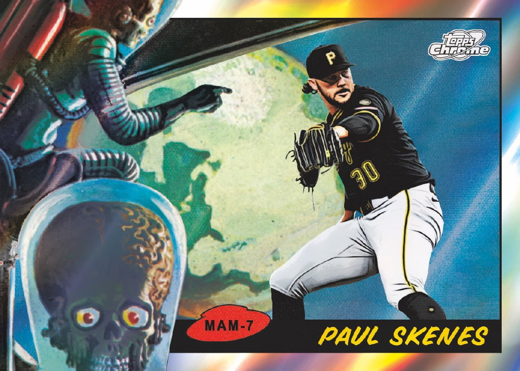 2026 Topps Cosmic Chrome Paul Skenes Mars Attacks MLB