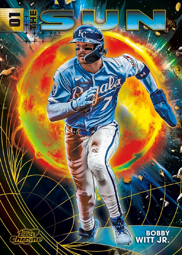 2026 Topps Cosmic Chrome Bobby Witt Jr. Planetary Pursuit The Sun