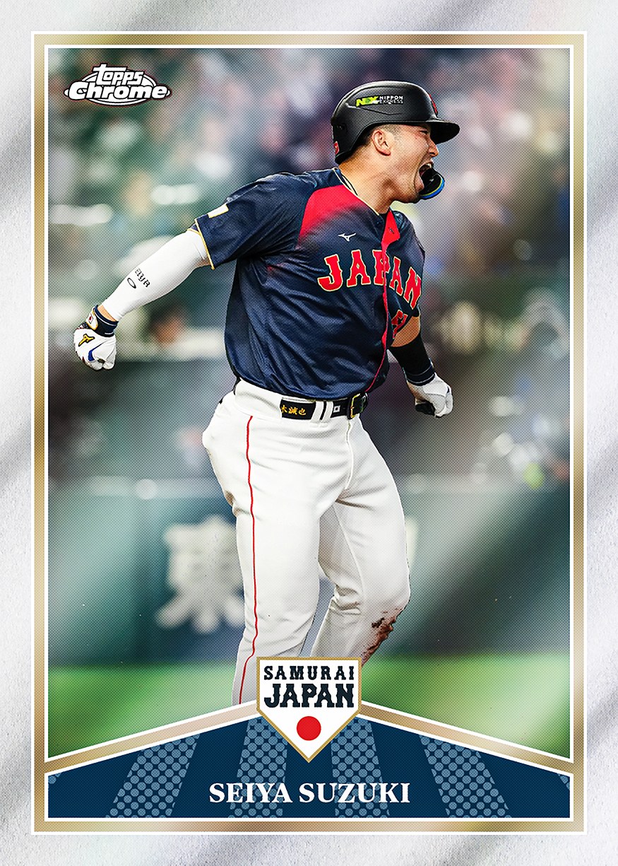 2026 Topps Chrome Team Samurai Japan Collection Seiya Suzuki base card