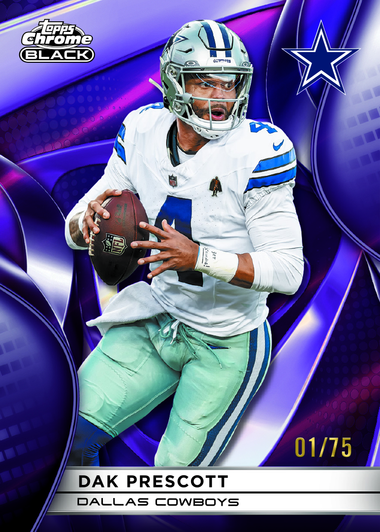 2025 Topps Chrome Black Football