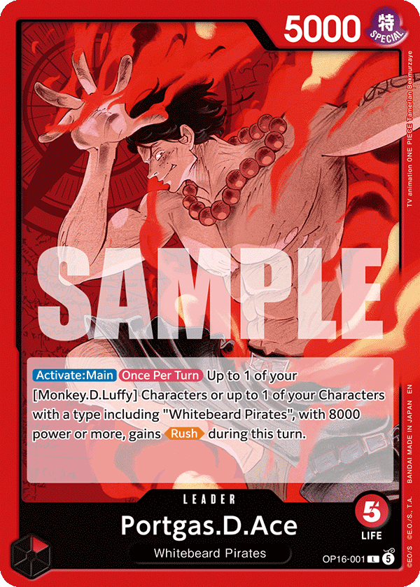 2026 One Piece OP-16: The Time of Battle