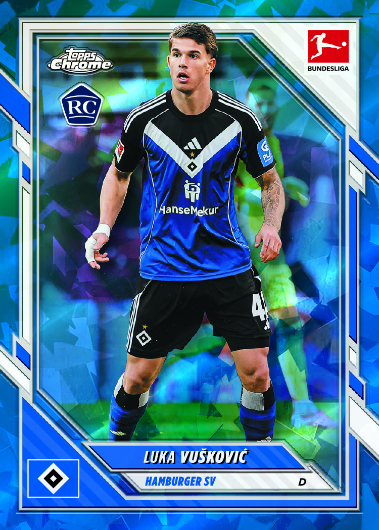 2025/26 Topps Chrome Bundesliga Sapphire Soccer