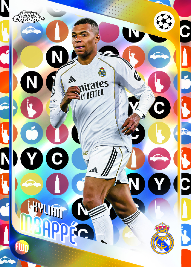 2025/26 Topps Chrome Fanatics Fest UEFA Soccer