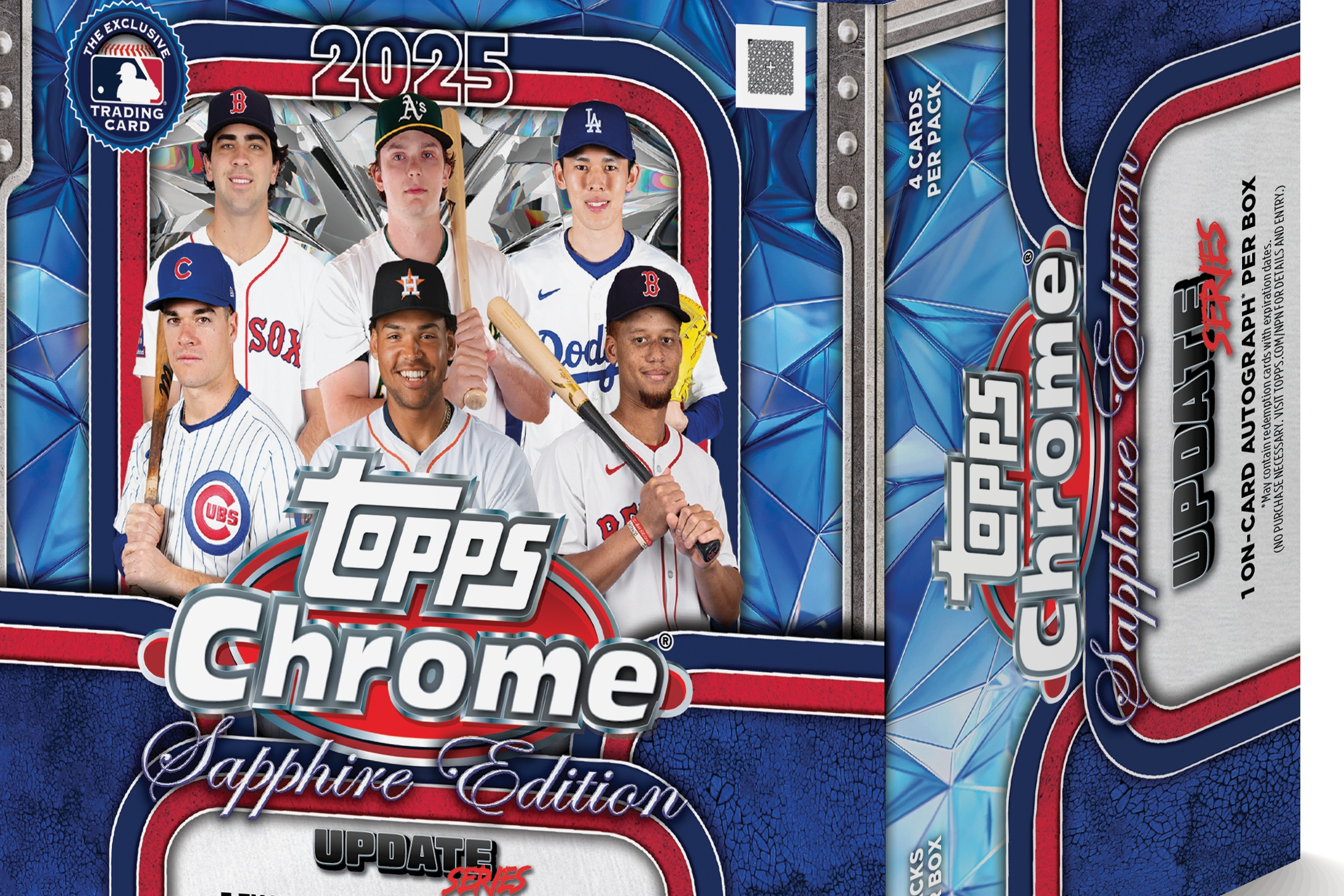 2025 Topps Chrome Baseball Update Series Sapphire Edition