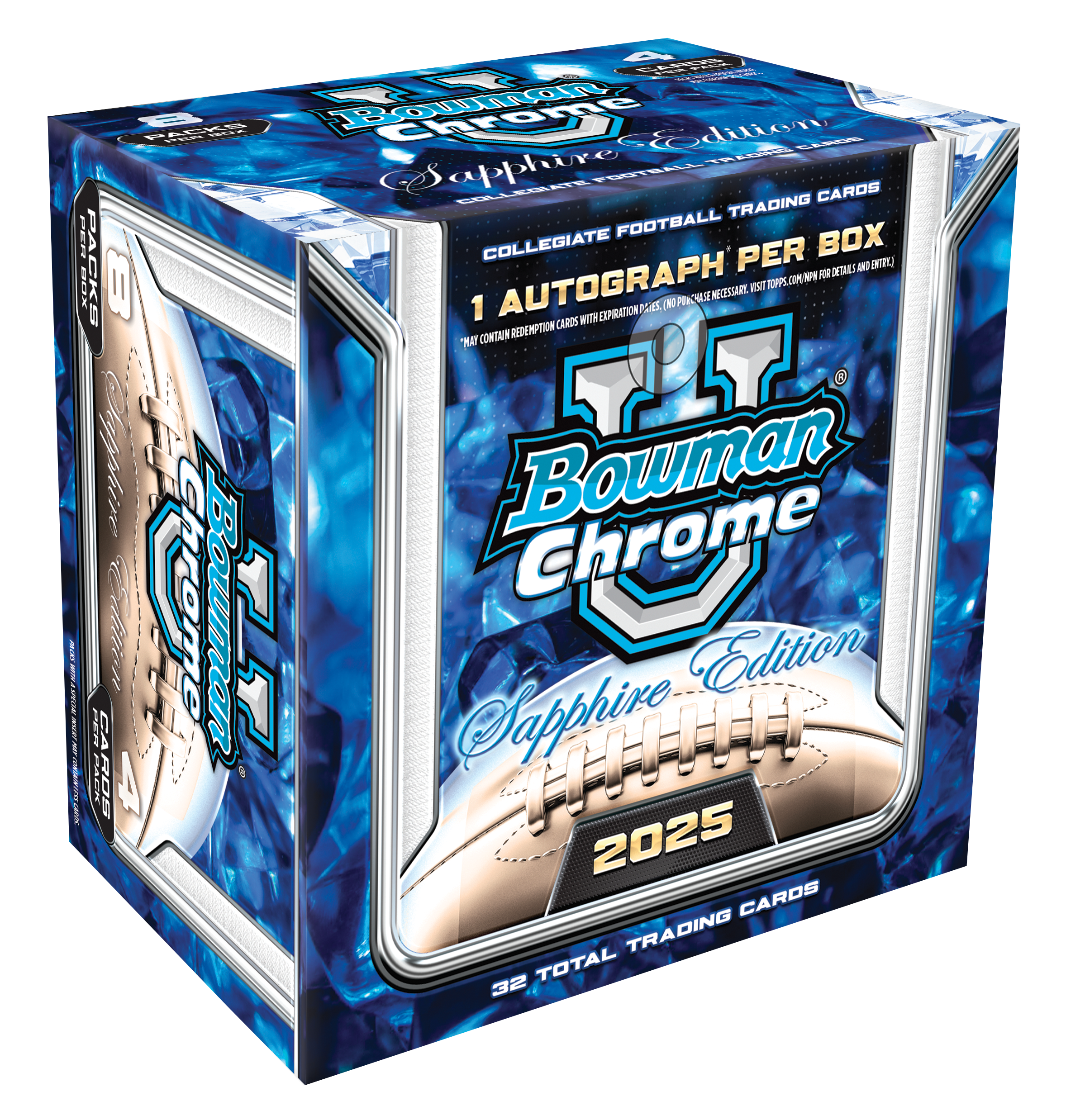 2025 Bowman University Chrome Sapphire Football