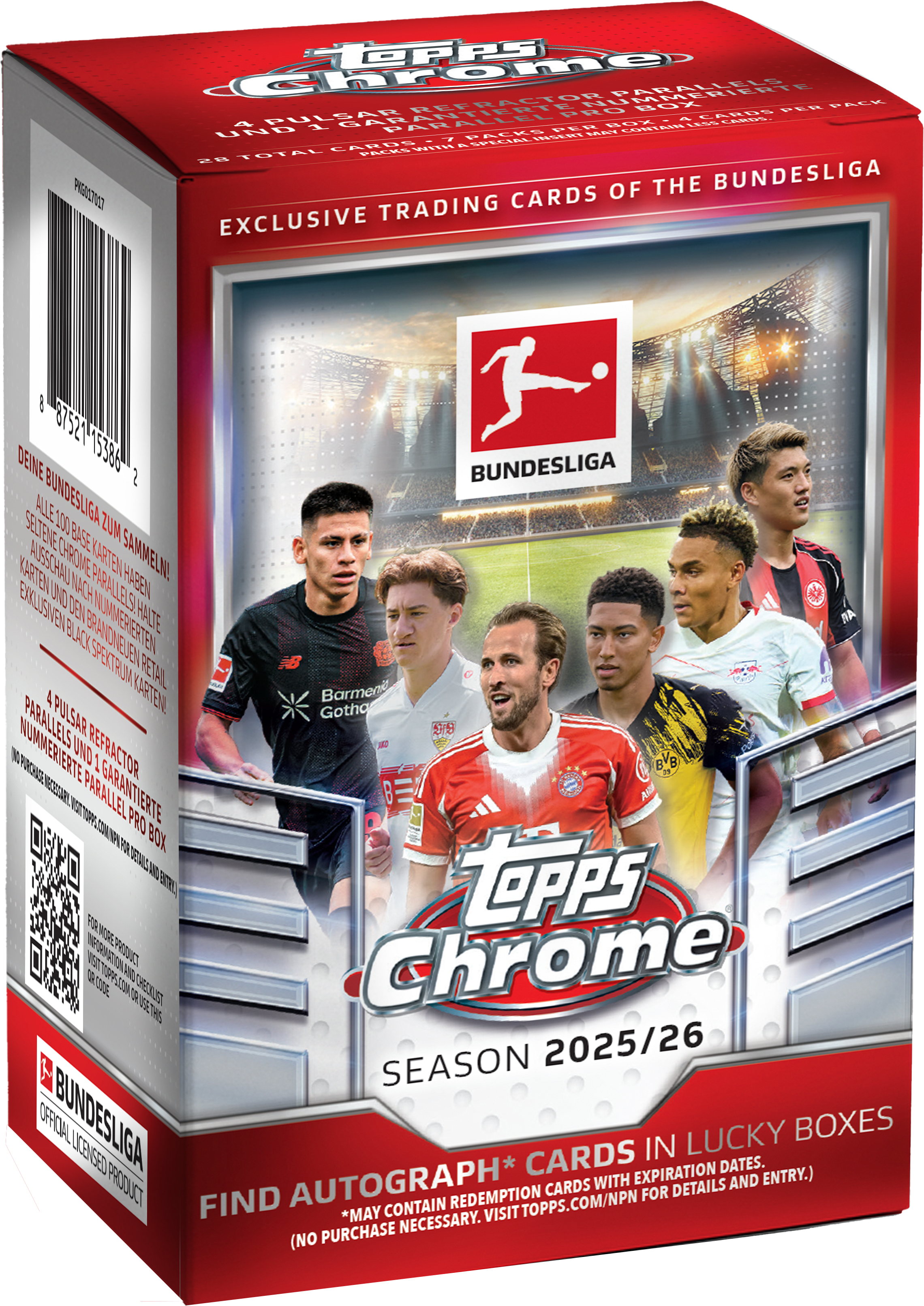 2025/26 Topps Chrome Bundesliga Soccer