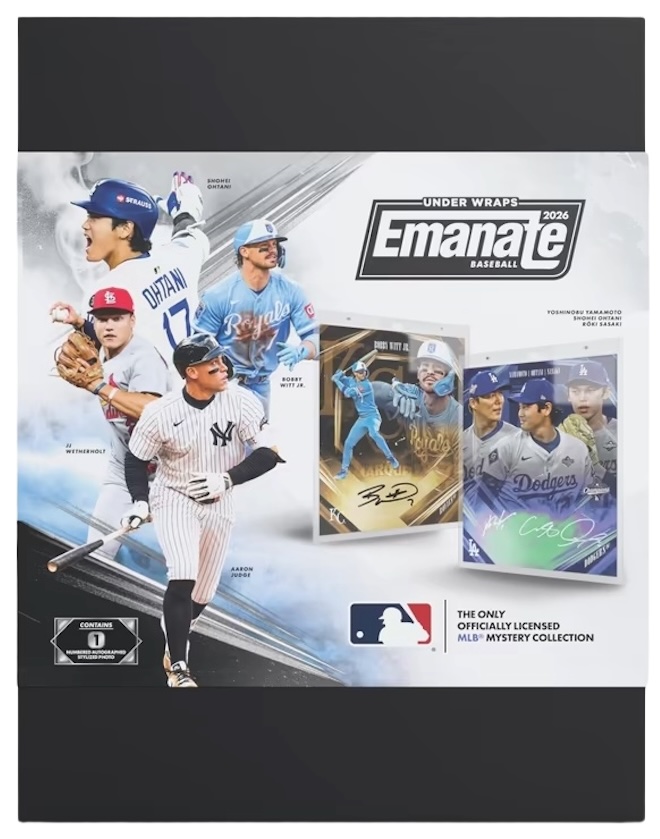 2026 Fanatics Under Wraps Emanate Autographed Photo Baseball