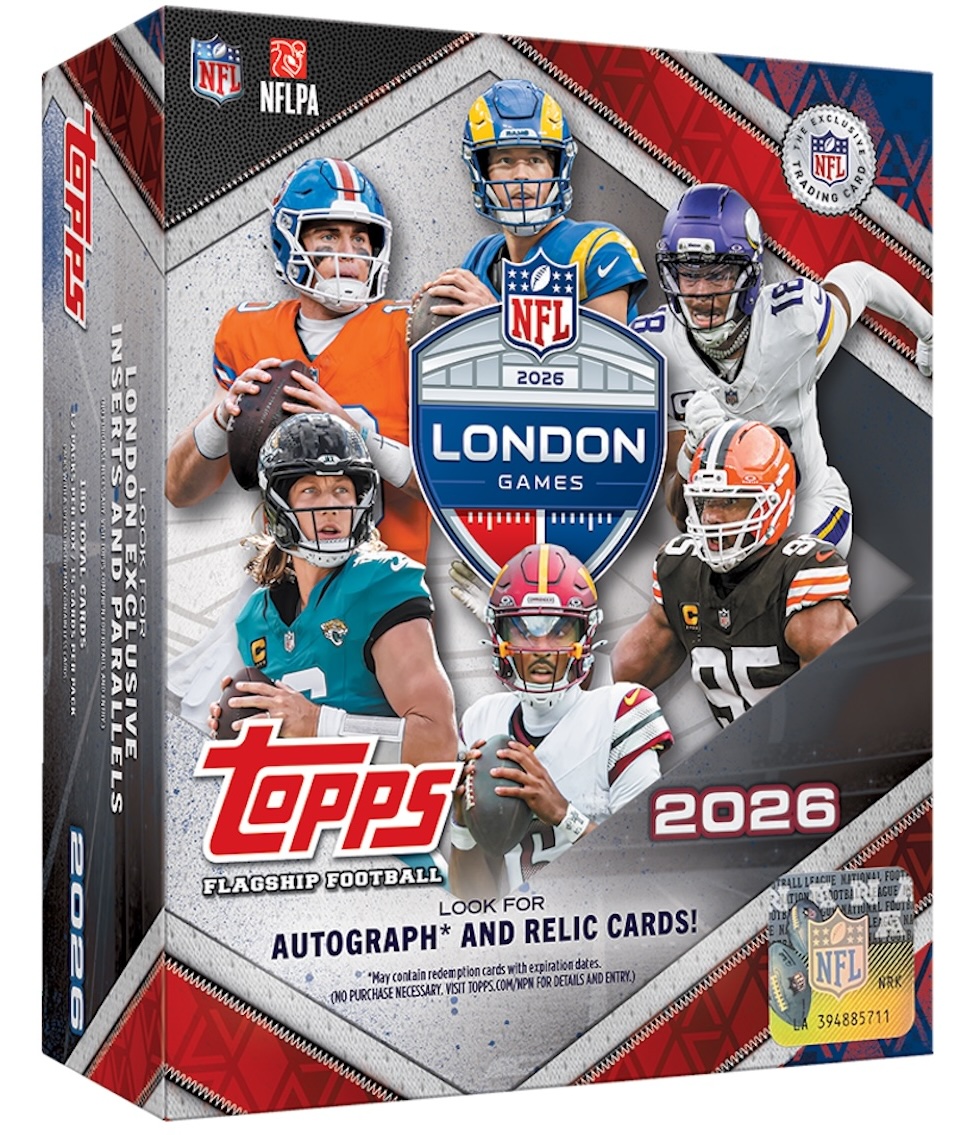2026 Topps London Games Flagship Football Mega Box
